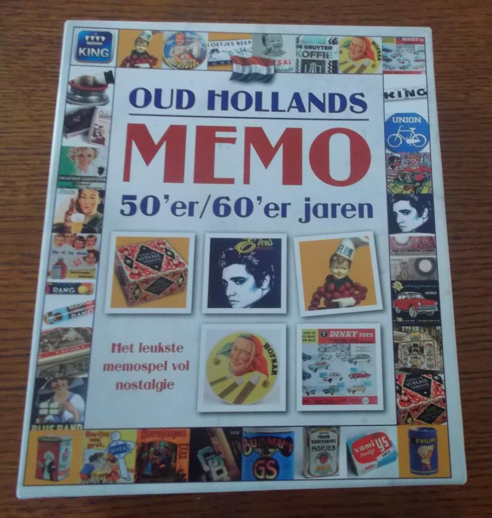 Oud Hollands Memo 50'er / 60'er jaren / King, Trois ou quatre joueurs, Enlèvement, Neuf, King