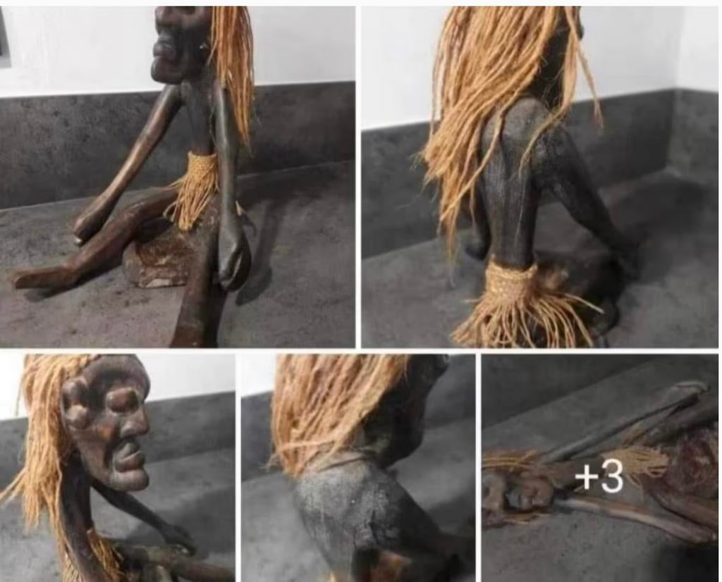 Afrikaans beeld, Antiek en Kunst, Ophalen of Verzenden