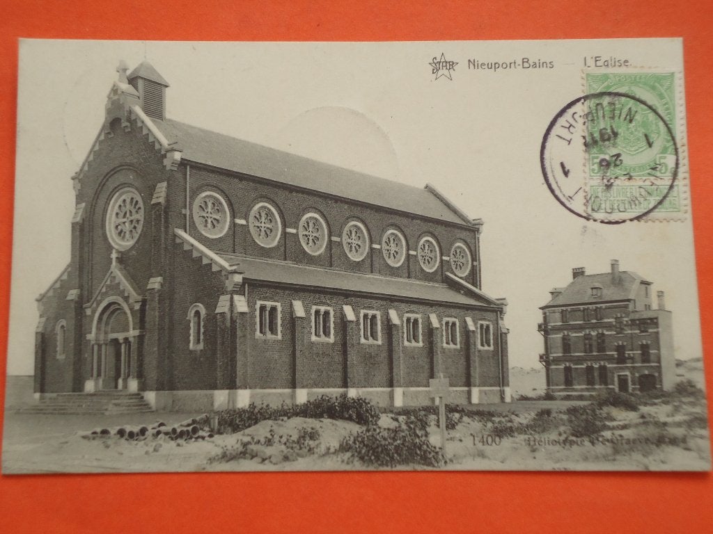 Nieuwpoort - Nieuport - Bains L'Eglise, Collections, Enlèvement ou Envoi, Avant 1920, Affranchie, Flandre Occidentale