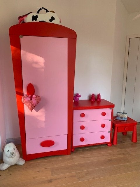 kinderslaapkamer meisje, Huis en Inrichting, Slaapkamer | Complete slaapkamers, Zo goed als nieuw, Eenpersoons, Ophalen