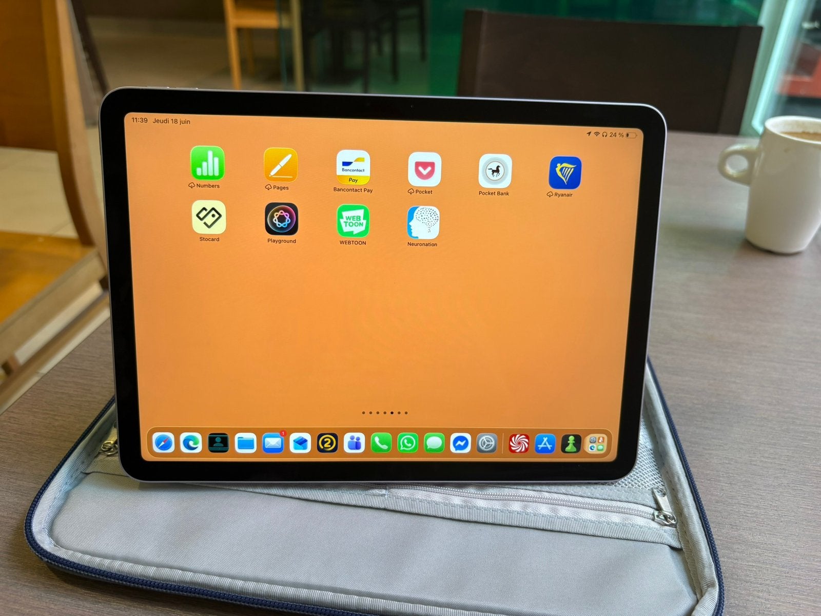 Ipad air 2024_ m2 _ 128gb_ wifi_, Enlèvement, Comme neuf