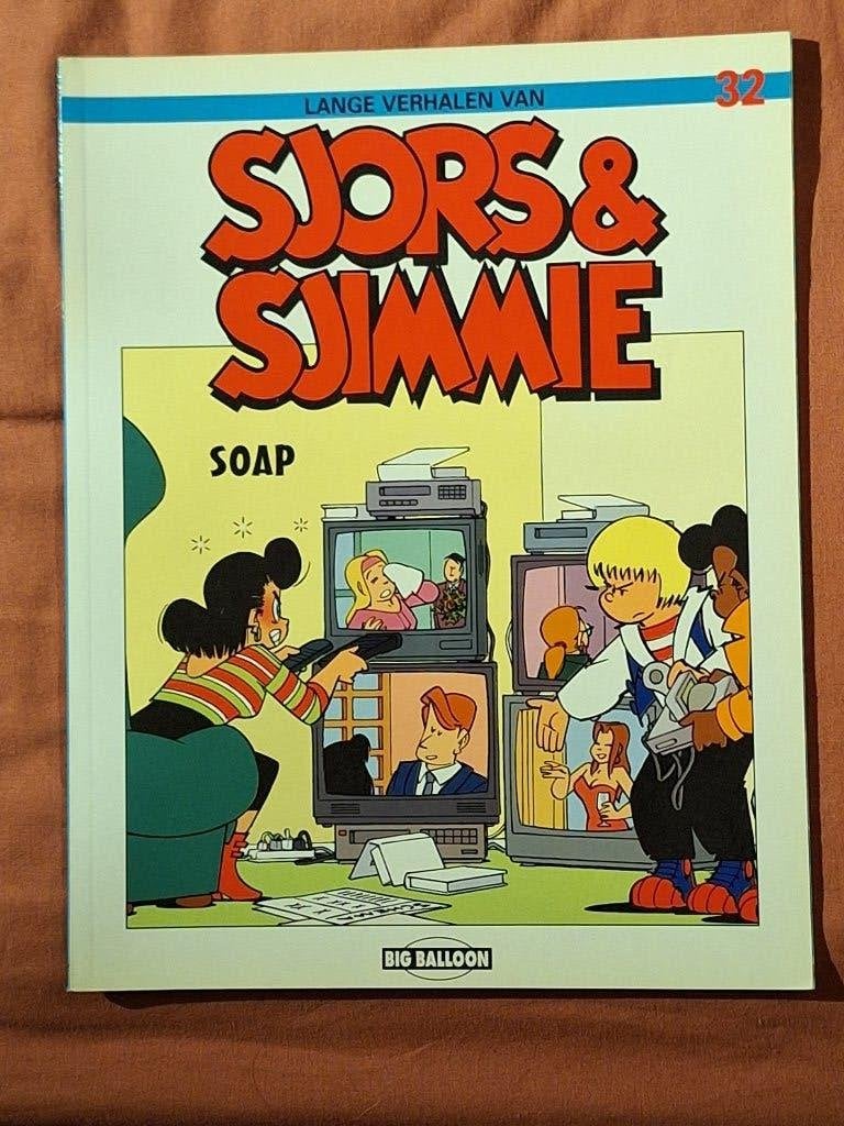 Sjors en Sjimmie 32: soap, Eén stripboek, Ophalen of Verzenden, Nieuw