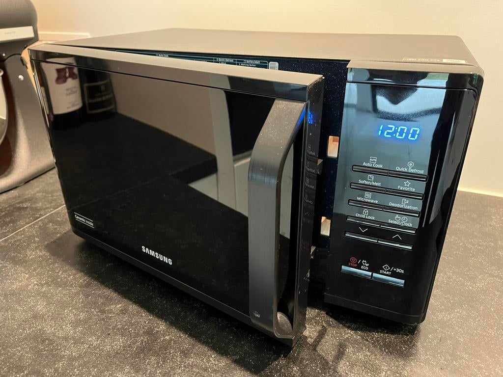 Samsung microgolfoven/combi magnetron MS23K3513AK, Ophalen, Zo goed als nieuw, Microgolfoven
