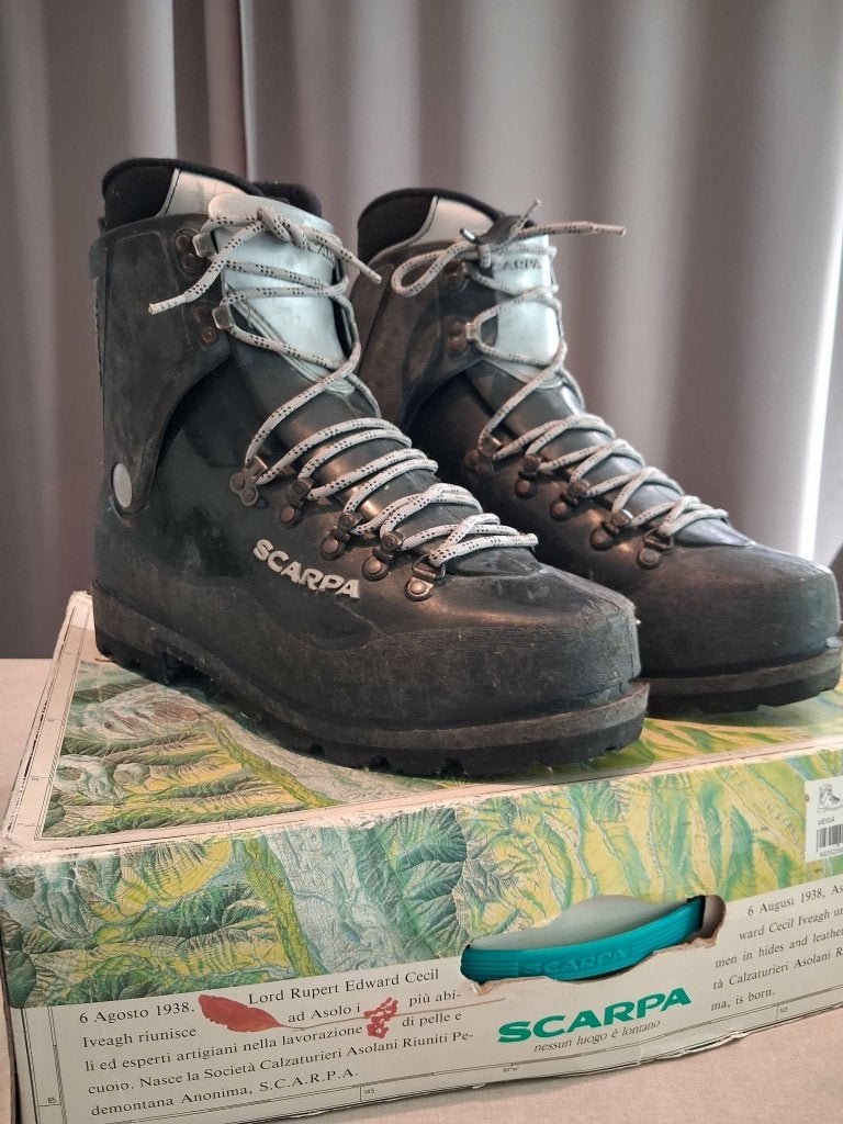 Scarpa bergschoenen maat 47, Sports & Fitness, Alpinisme & Randonnée, Utilisé, Chaussures, Enlèvement
