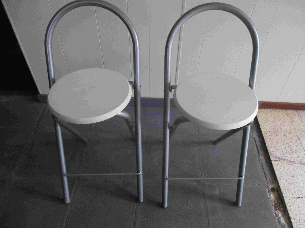Barstoelen Livarno, Ophalen of Verzenden, Zo goed als nieuw, Metaal, Twee