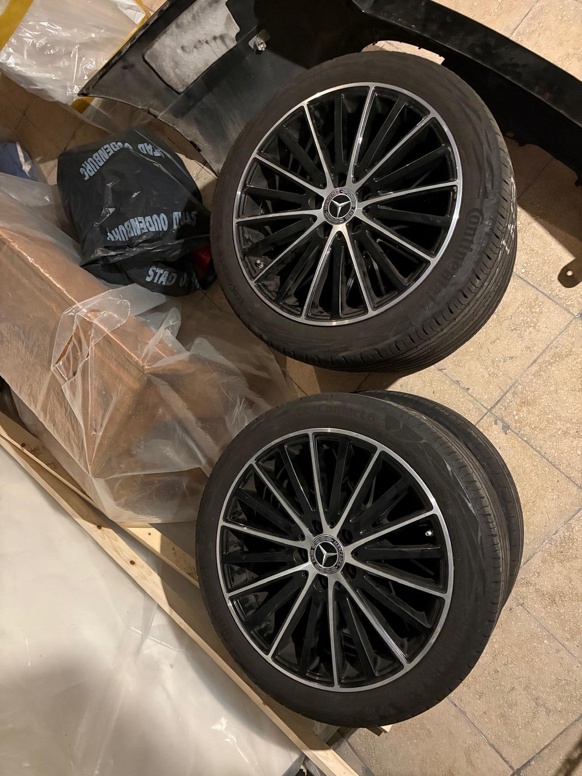 Originele Mercedes 18” AMG velgen – 4 stuks, Enlèvement, Utilisé