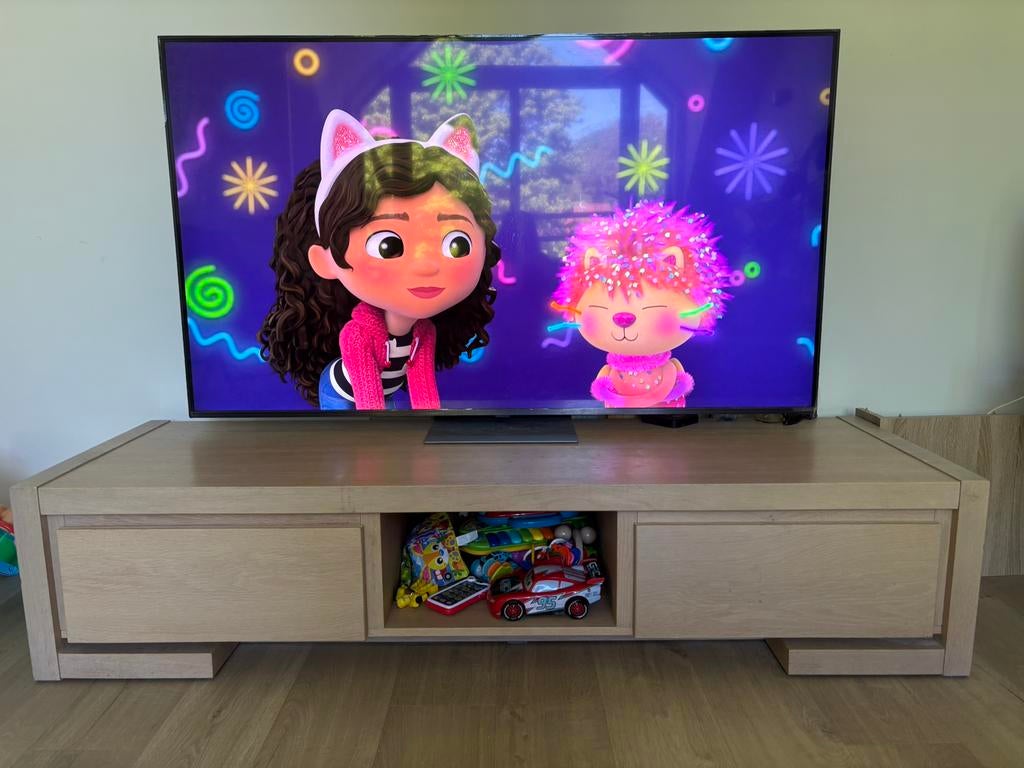 Tv-meubel, Ophalen, Gebruikt, 150 tot 200 cm, Minder dan 25 cm