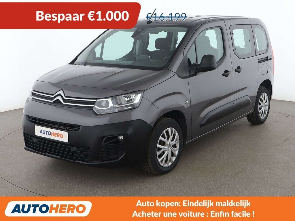 Citroën Berlingo 1.5 Blue-HDi Live M, Argent ou Gris, Achat, Euro 6, 5 portes