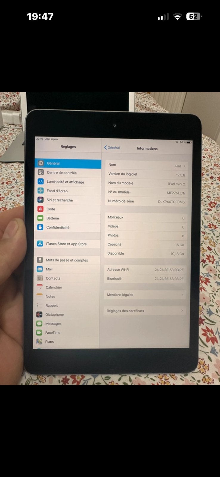 Ipad mini 2, Enlèvement ou Envoi, Comme neuf