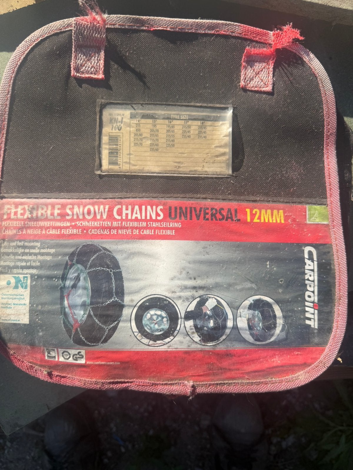 Chaine a neige 25€, Autos : Divers, Chaînes, Enlèvement ou Envoi, Comme neuf