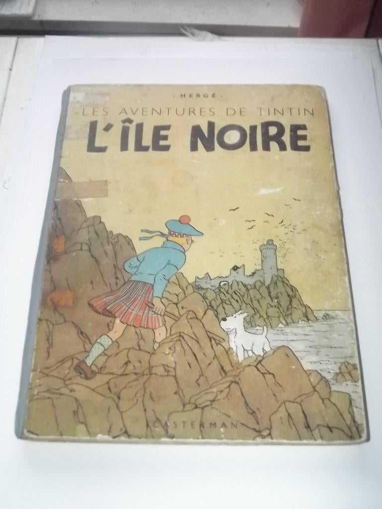 tintin : l'île noire 1946, Une BD, Enlèvement ou Envoi, Utilisé, Hergé.
