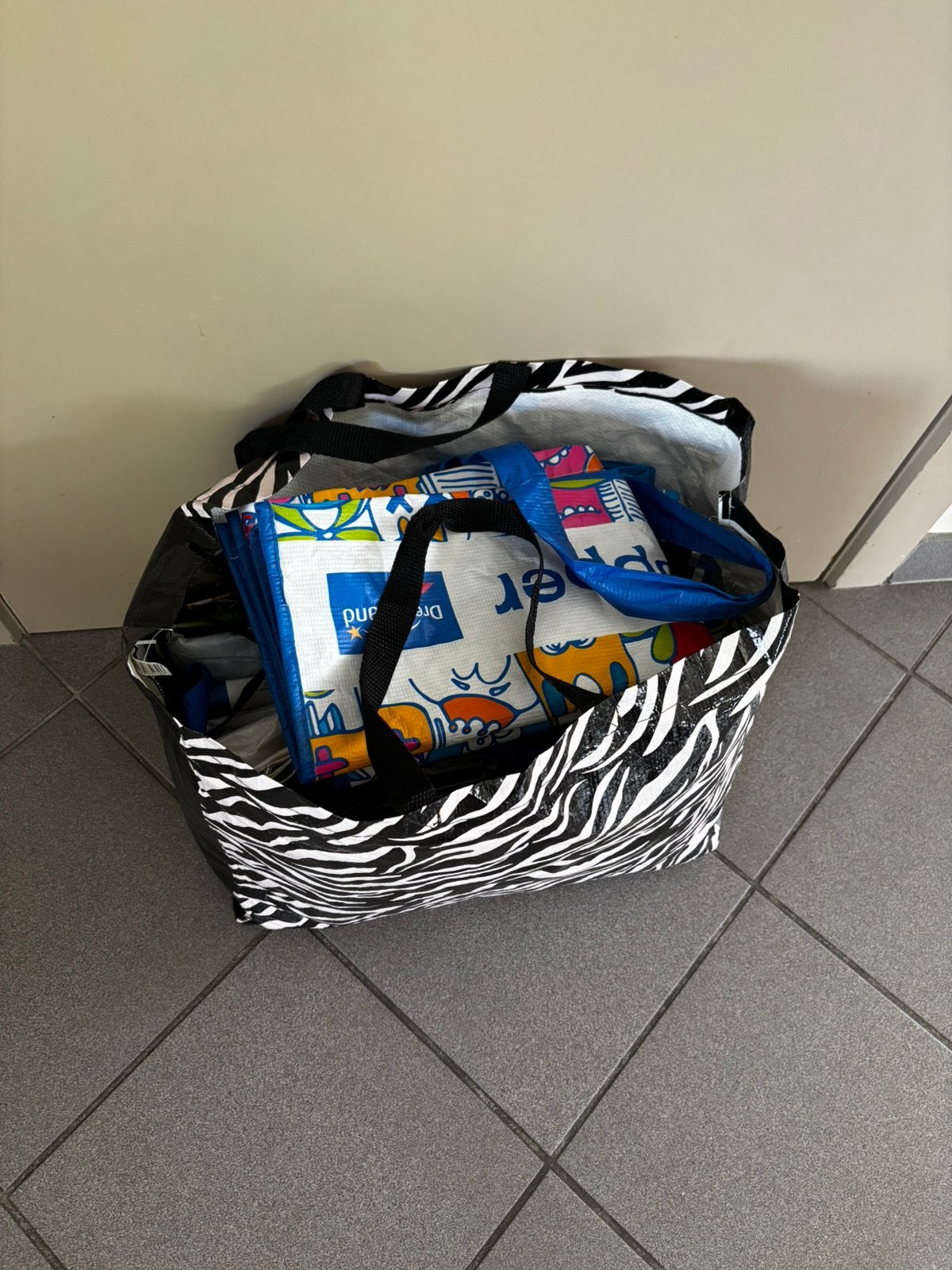 Lot de sacs de courses réutilisables, Enlèvement, Utilisé, Autres couleurs