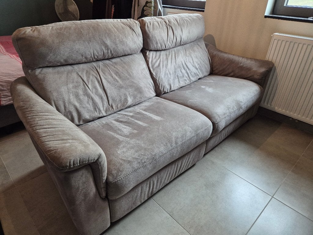 Zetel, Huis en Inrichting, Ophalen, Gebruikt, 150 tot 200 cm, Driepersoons