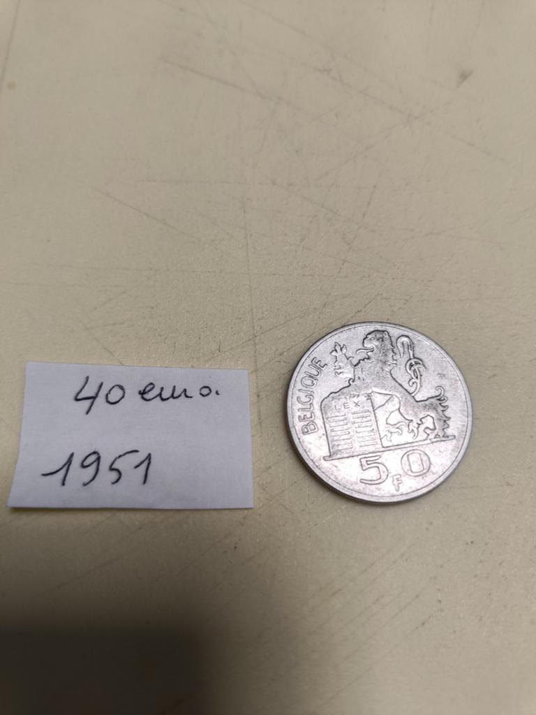 Zilver munt 5 frank Boudewijn 1951, Ophalen