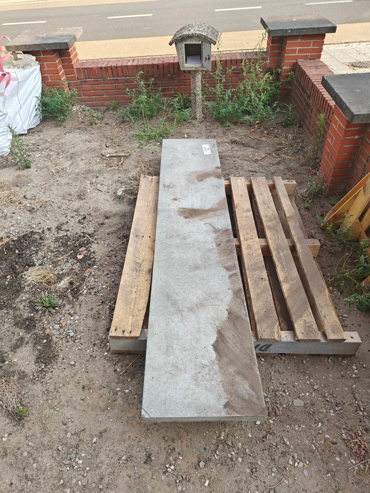 beton plaat boordsteen 200/40/3.5, Ophalen, Nieuw, Gevelsteiger, Minder dan 2 meter