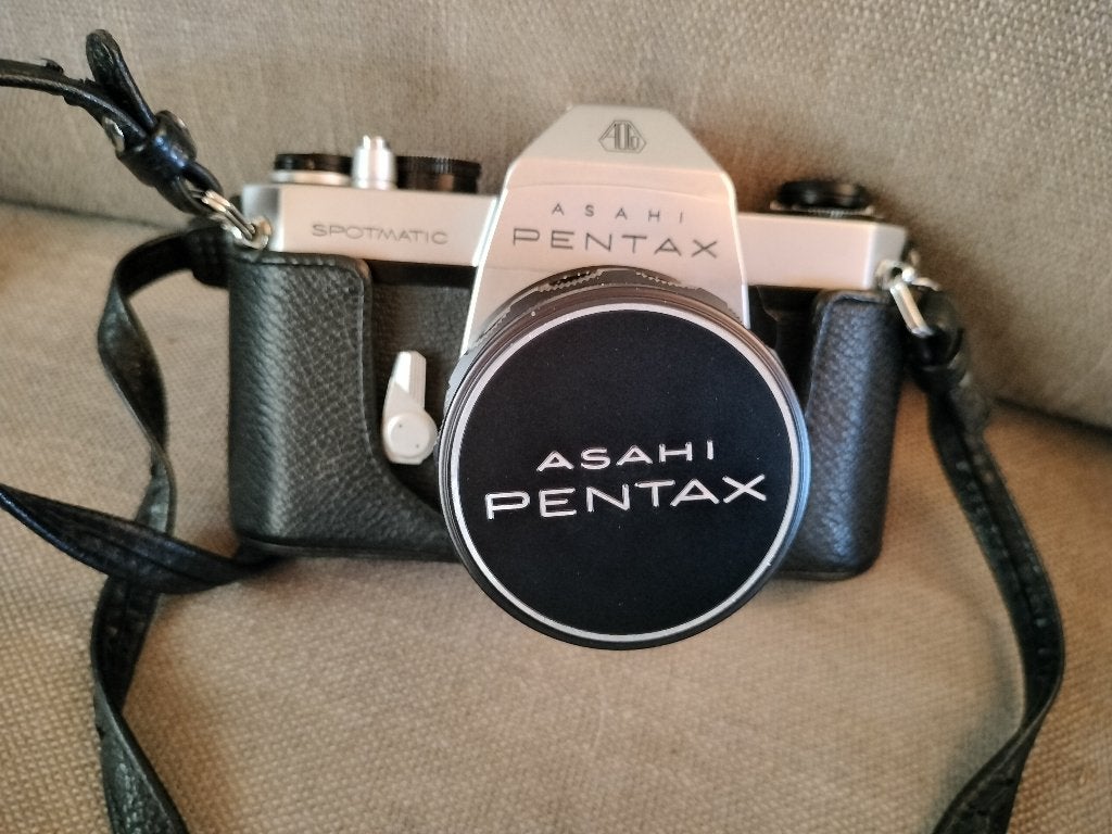 Pentax: analoog fototoestel met toebehoren, TV, Hi-fi & Vidéo, Appareils photo analogiques, Enlèvement, Utilisé, Reflex miroir