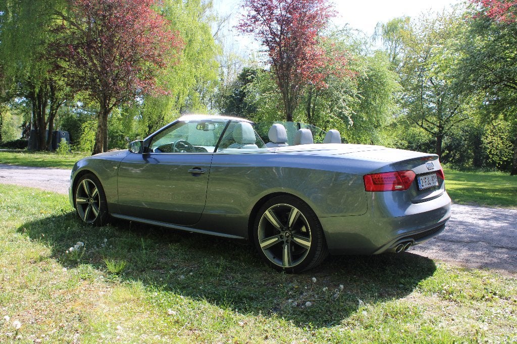 Audi a5 s- line 2 L TDI 190 CV, Argent ou Gris, Entreprise, Cabriolet, Bleu