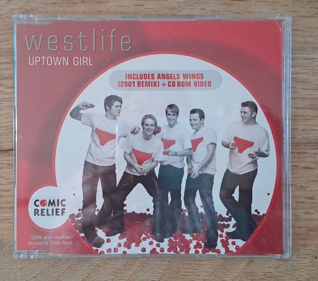 Westlife - Uptown Girl (Comic Relief), CD & DVD, CD Singles, Enlèvement ou Envoi, Comme neuf, Pop, Comprend un boîtier