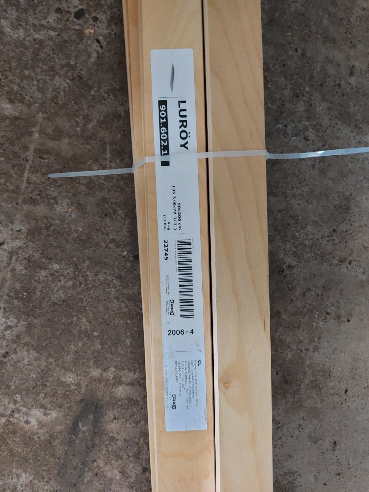 lattenbodem 90x200, Huis en Inrichting, Slaapkamer | Bedden, Ophalen, 90 cm, Eenpersoons, Bruin