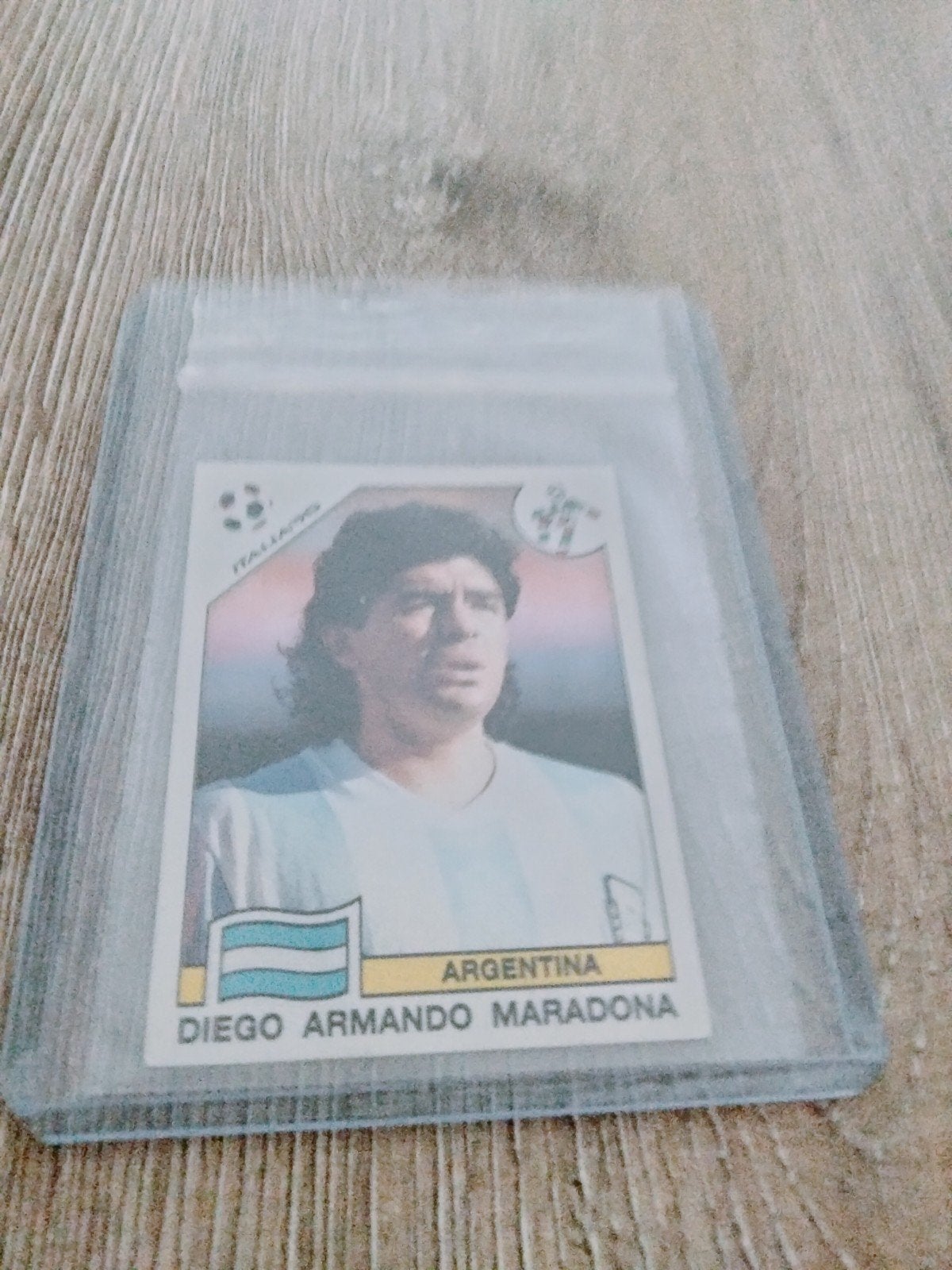 panini Maradona, Enlèvement ou Envoi