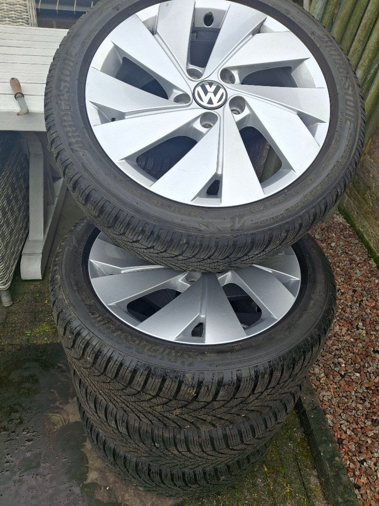 17 inch golf 5 6 7 r-line gti gte gtd caddy 5x112, Auto-onderdelen, Banden en Velgen, Ophalen, Gebruikt, Banden en Velgen, 17 inch
