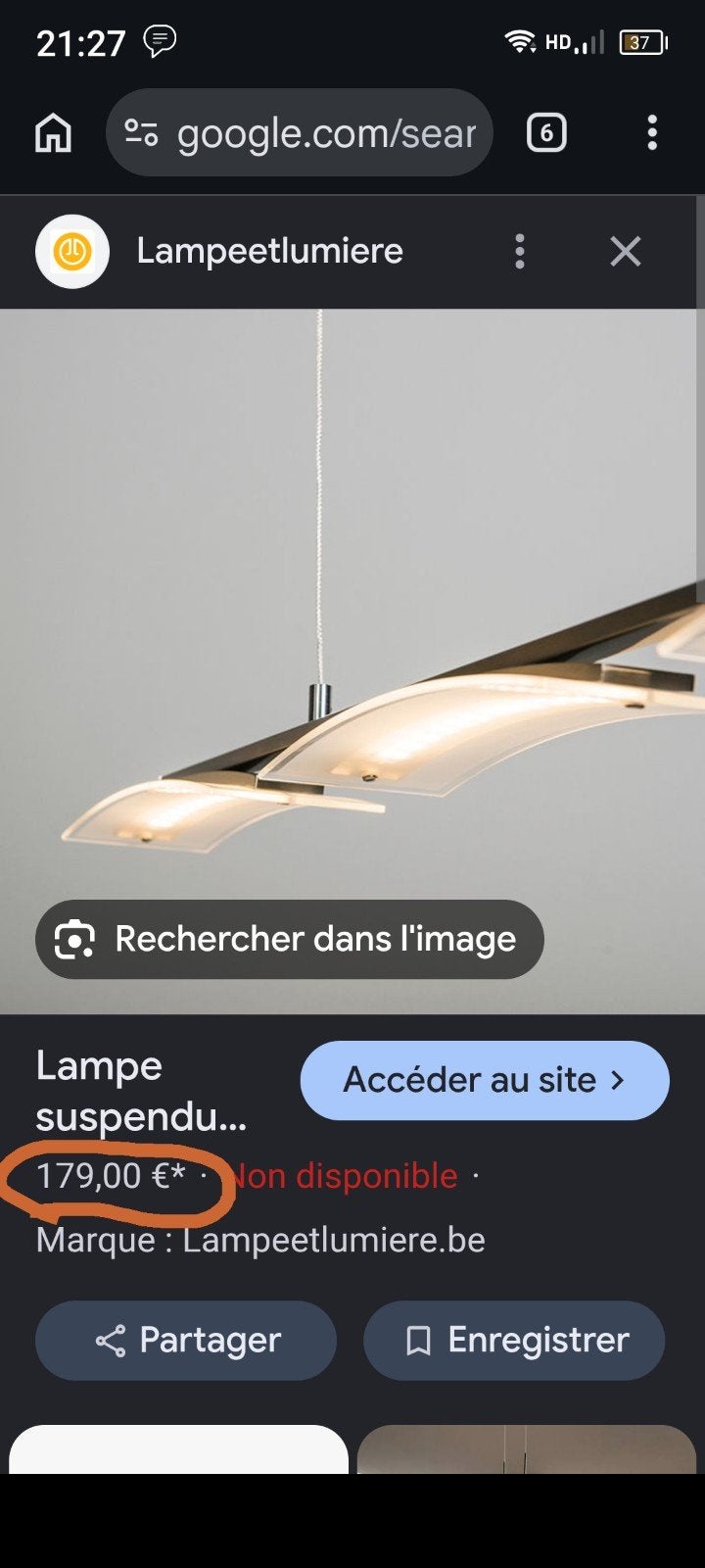lustre moderne 3 lampes, Autres culots, Verre, Comme neuf, Enlèvement