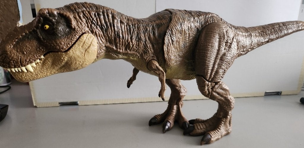 Grote T-rex met geluid - perfecte staat 53 x 20 cm, Ophalen of Verzenden, Gebruikt