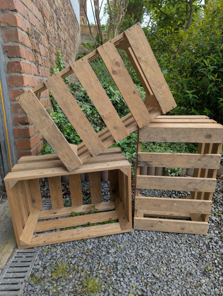 20 caisses en bois - déco / rangement, Ophalen