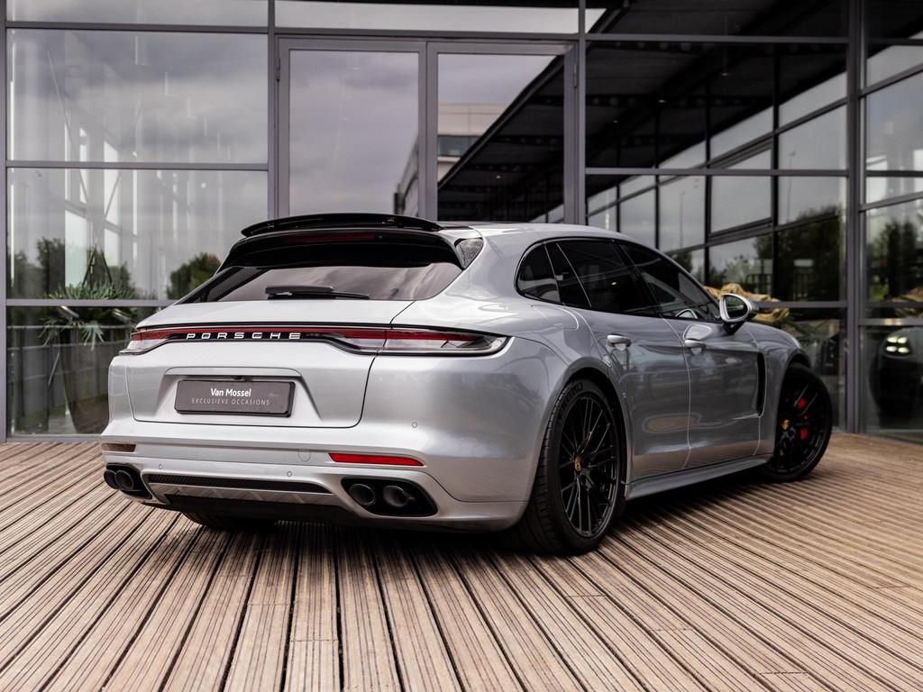 Porsche Panamera Sport Turismo 2.9 4S E-Hybrid, Autos, Cuir, Argent ou Gris, Entreprise, Détection des panneaux routiers