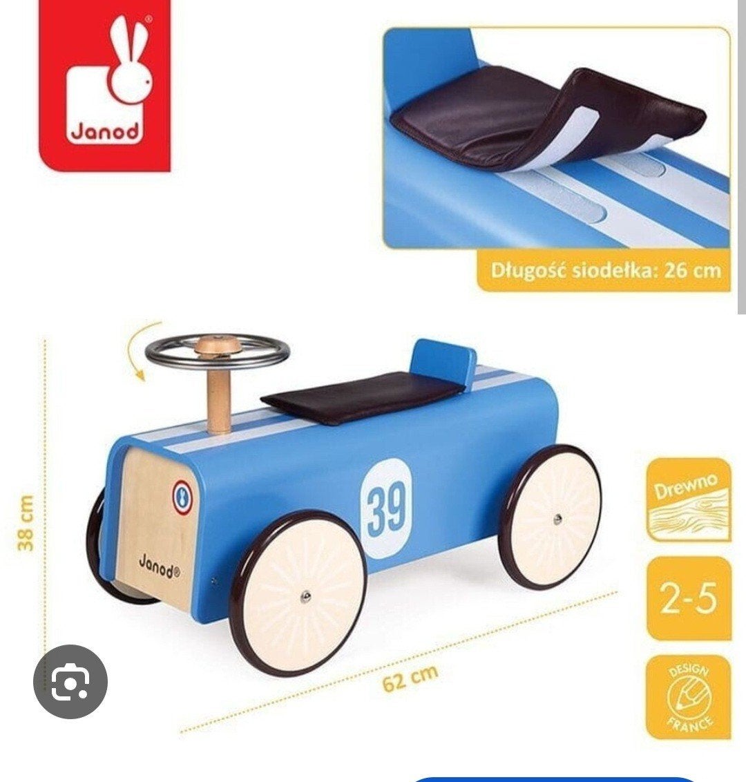 voiture janod en bois pour enfant
parfait état
juste un peti, Enlèvement