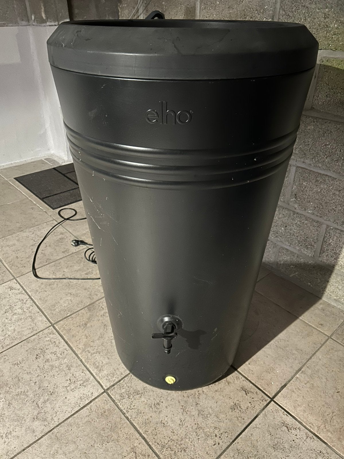 Elho regenton gratis ophalen, Tuin en Terras, Ophalen, Kunststof, Gebruikt, Met kraantje