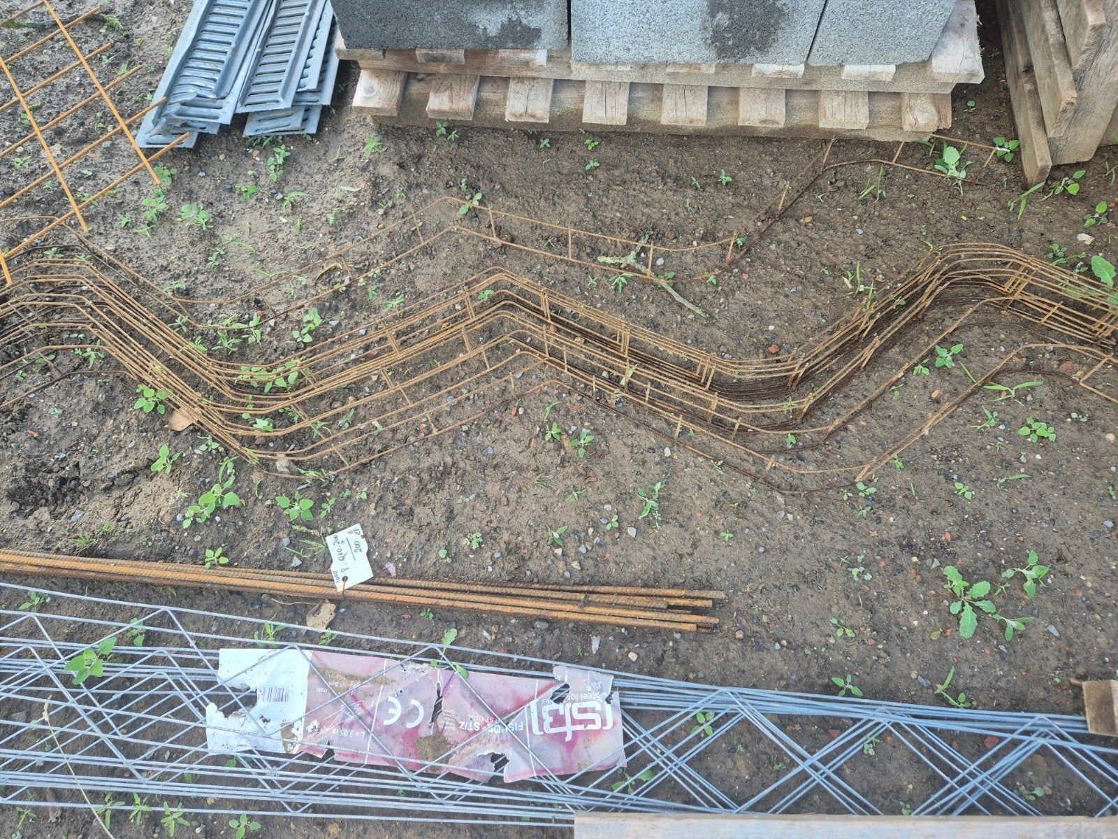 Afstandhouders voor betonnen spanten, Beton