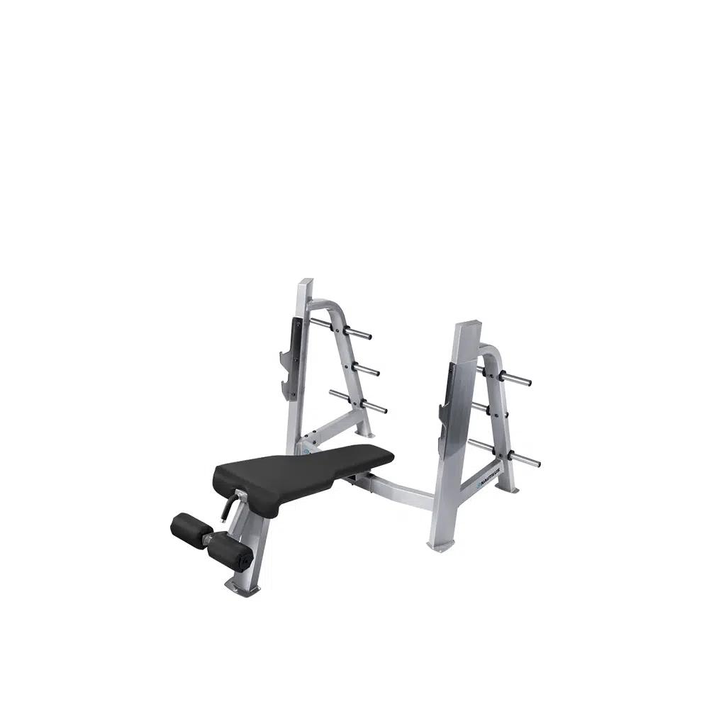 Nautilus – Evo Olympic – Decline Bench Press, Sport en Fitness, Ophalen of Verzenden, Zo goed als nieuw, Benen, Overige typen