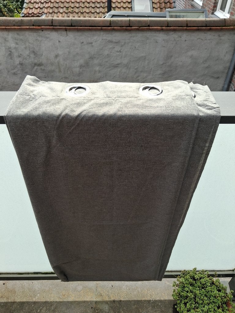 rideau gris, Enlèvement, Gris, Rideau