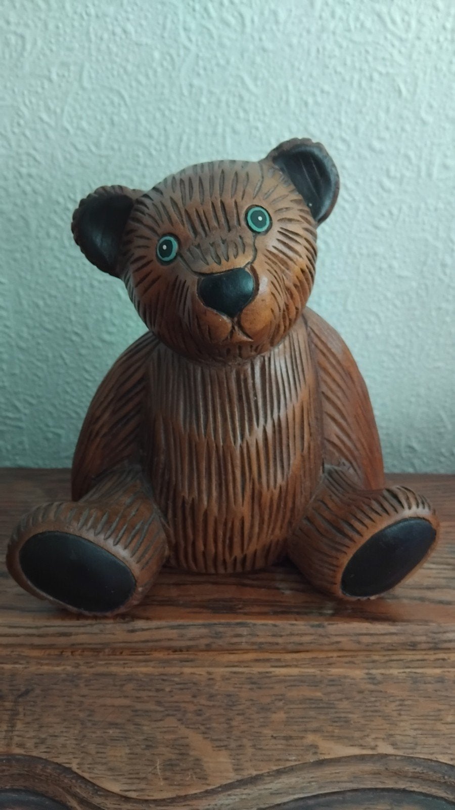 Ours en bois, Enlèvement ou Envoi, Neuf, Statue, Autres marques