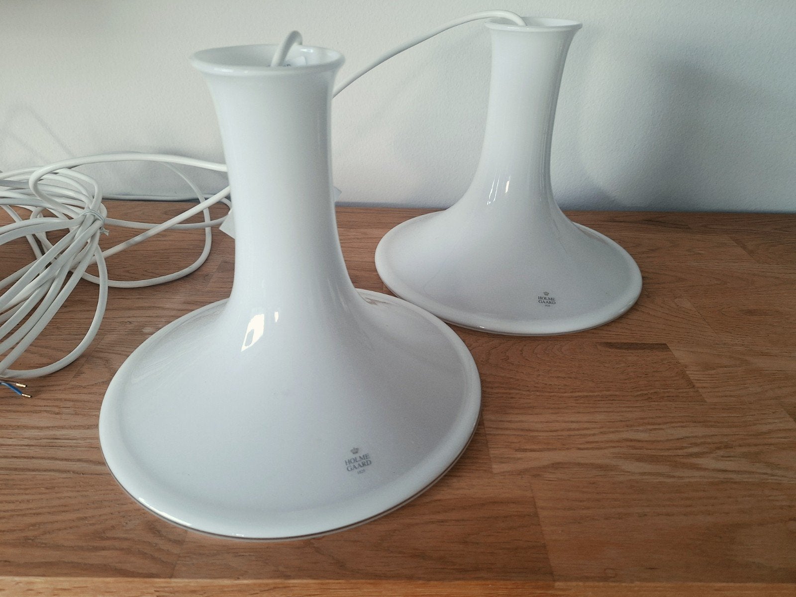 2 lampes Holmegaard, Maison & Meubles, Enlèvement, Neuf, Verre