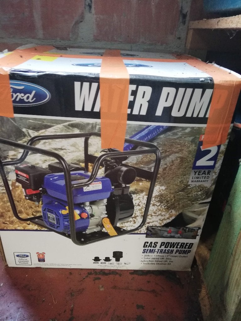 Waterpomp met benzine motor, Enlèvement, Comme neuf