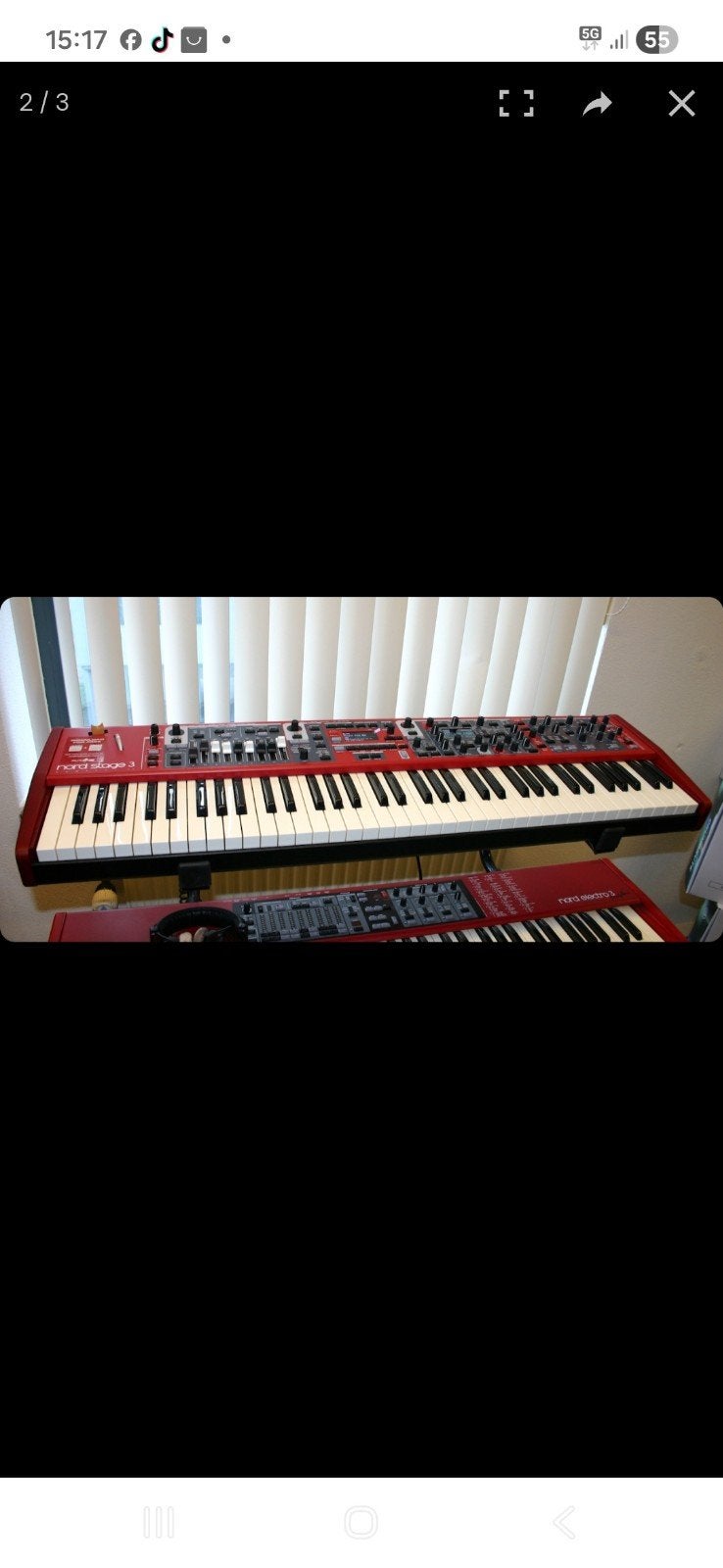 nordstage 3 compact 73 toetsen, Muziek en Instrumenten, Zo goed als nieuw, Aanslaggevoelig, 76 toetsen, Ophalen