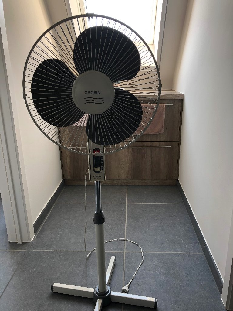Ventilator op voet, 3 snelheden, Ophalen, Zo goed als nieuw, Statiefventilator