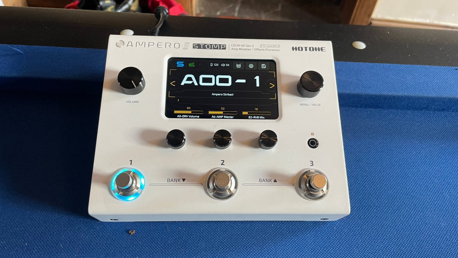 Multi effets Hotone Ampero II Stomp, Ophalen of Verzenden, Zo goed als nieuw