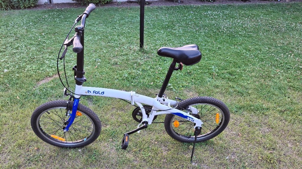 Decathlon B-Fold 300 vouwfiets plooifiets B’Twin, Fietsen en Brommers, Fietsen | Vouwfietsen, Ophalen, 20 inch of meer, Gebruikt