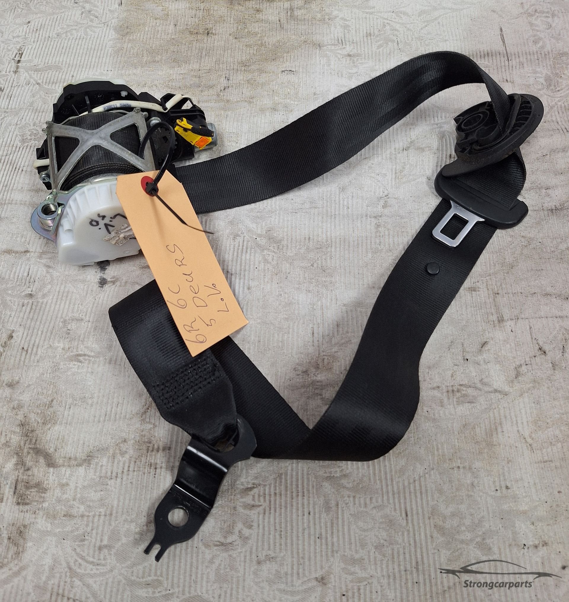 Gordelspanner VW Polo 6R gordel komt uit een 5 deurs links, Volkswagen, -, Utilisé, -