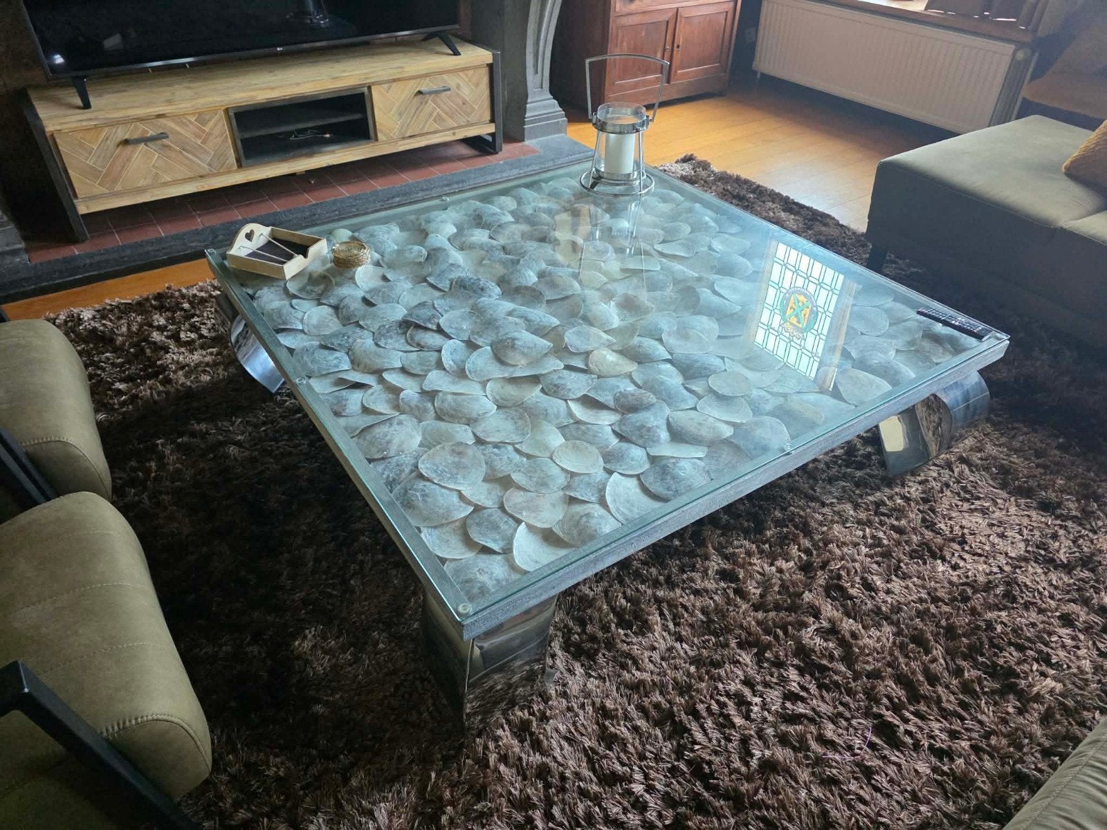 Design salontafel Phillips Collection 150x150, Ophalen