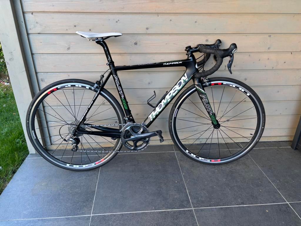 Racefiets Thompson Pilot RC maat 54, Fietsen en Brommers, Fietsen | Racefietsen, Gebruikt, Carbon, Velgrem, Meer dan 20 versnellingen