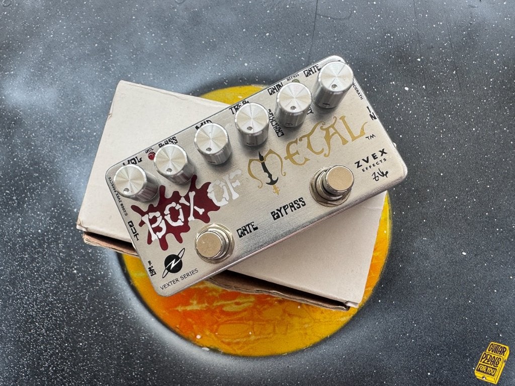 Pédale de distorsion à gain élevé Zvex Box of Metal Vexter, Enlèvement ou Envoi, Comme neuf, Distortion, Overdrive ou Fuzz