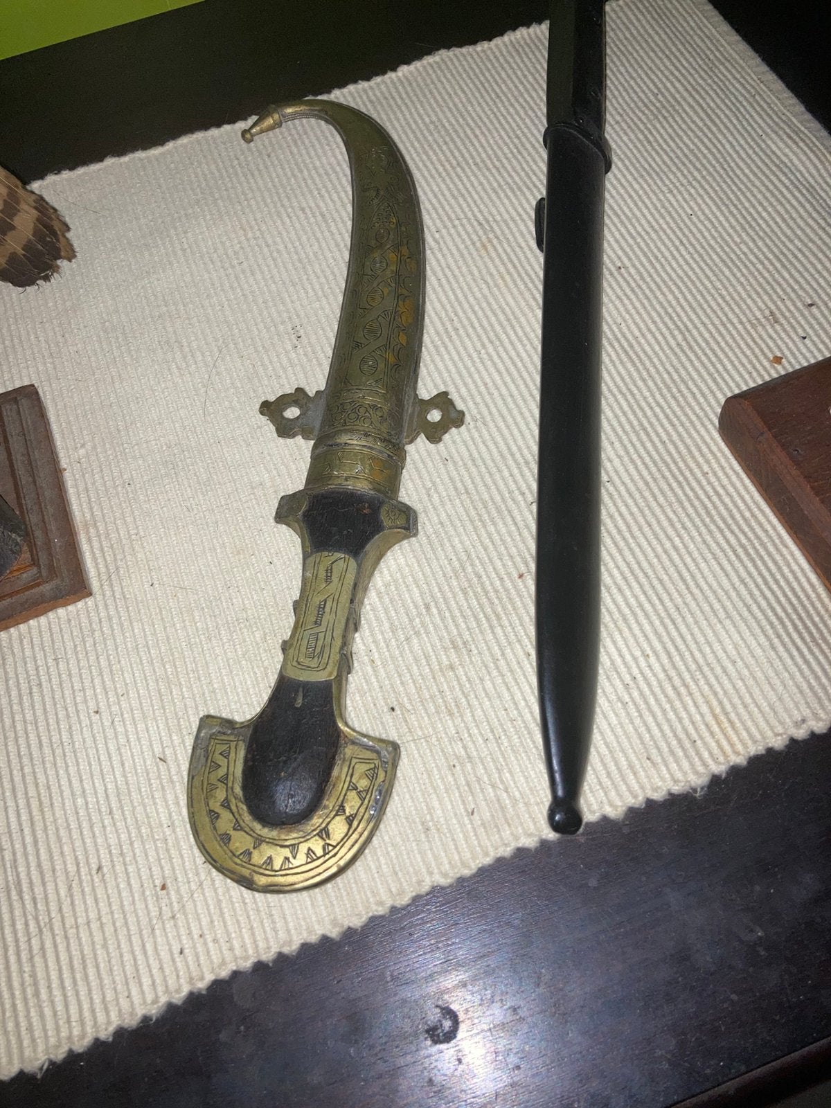 Handgemaakte dolk - bajonet 2ewo, Verzamelen, Militaria | Algemeen, Ophalen, Mes of Dolk