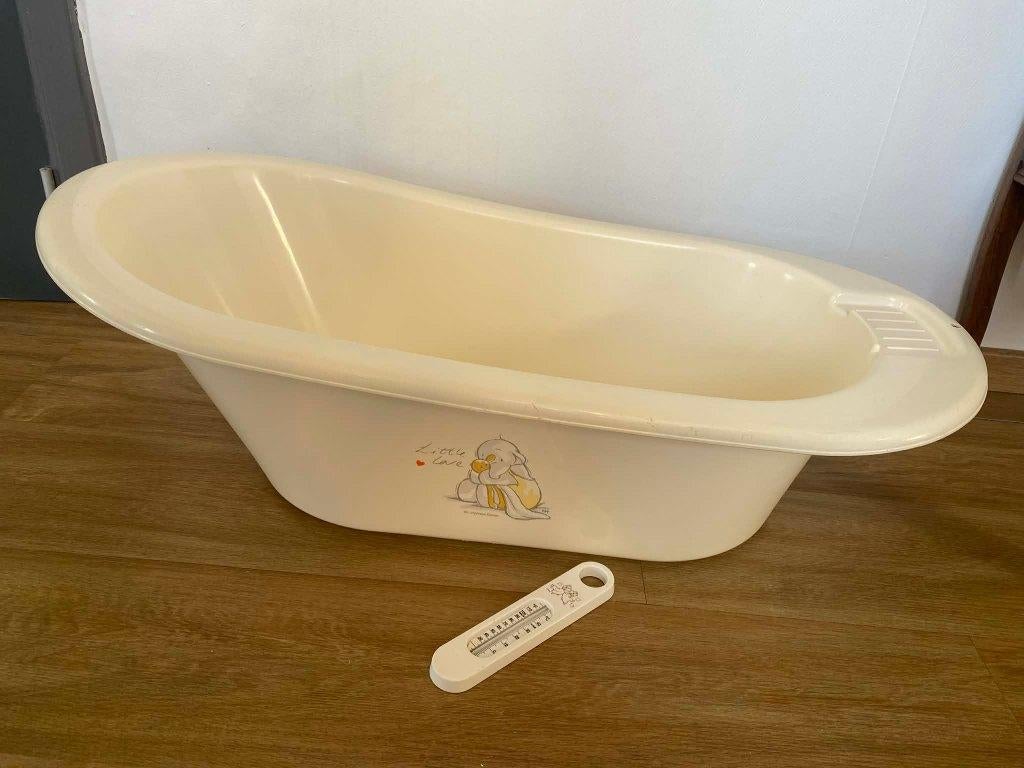 Babybadje met thermometer, Ophalen, Zo goed als nieuw, Badje, Bébé-jou