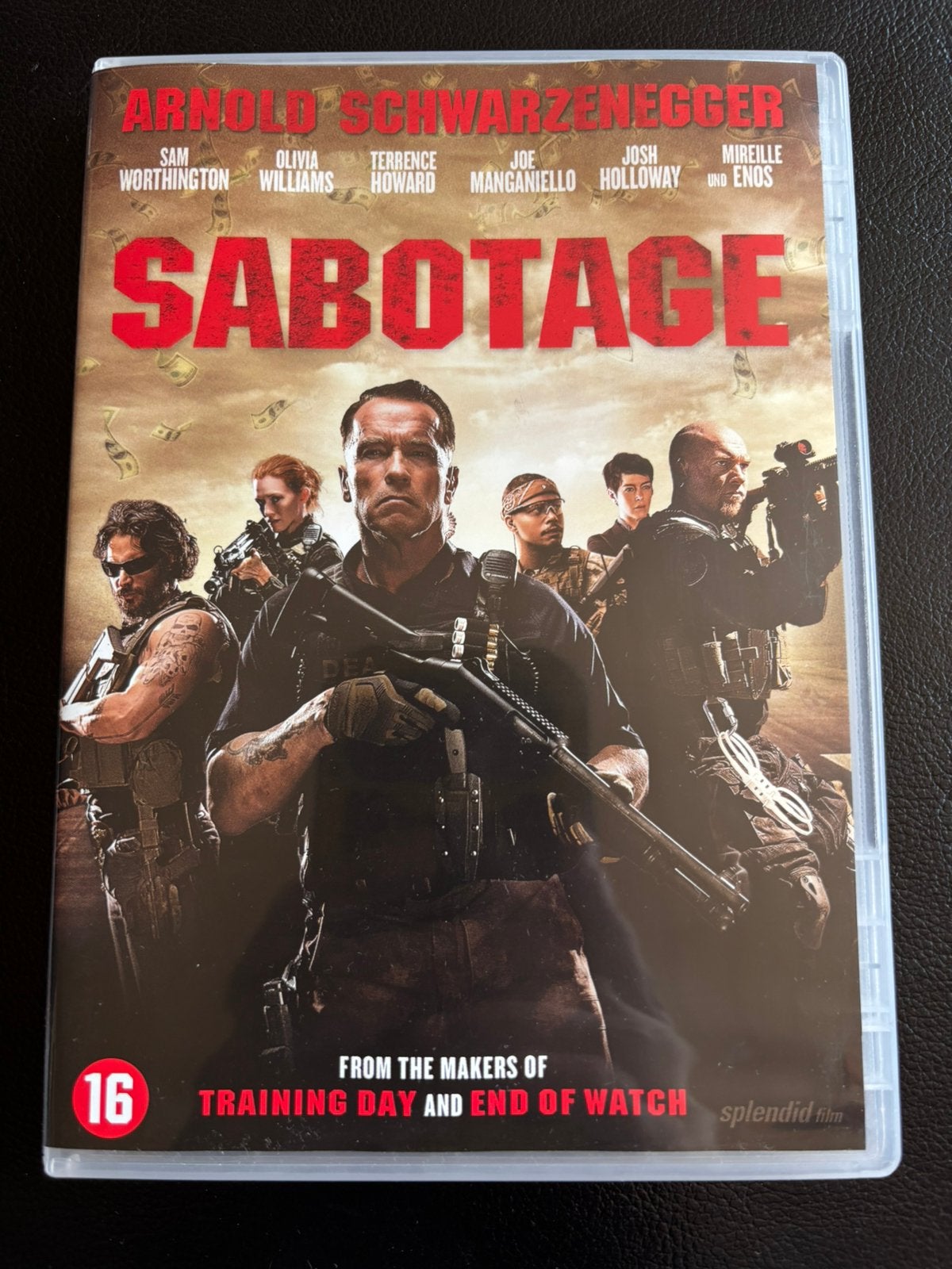 Sabotage DVD, Cd's en Dvd's, Dvd's | Actie, Ophalen of Verzenden, Zo goed als nieuw