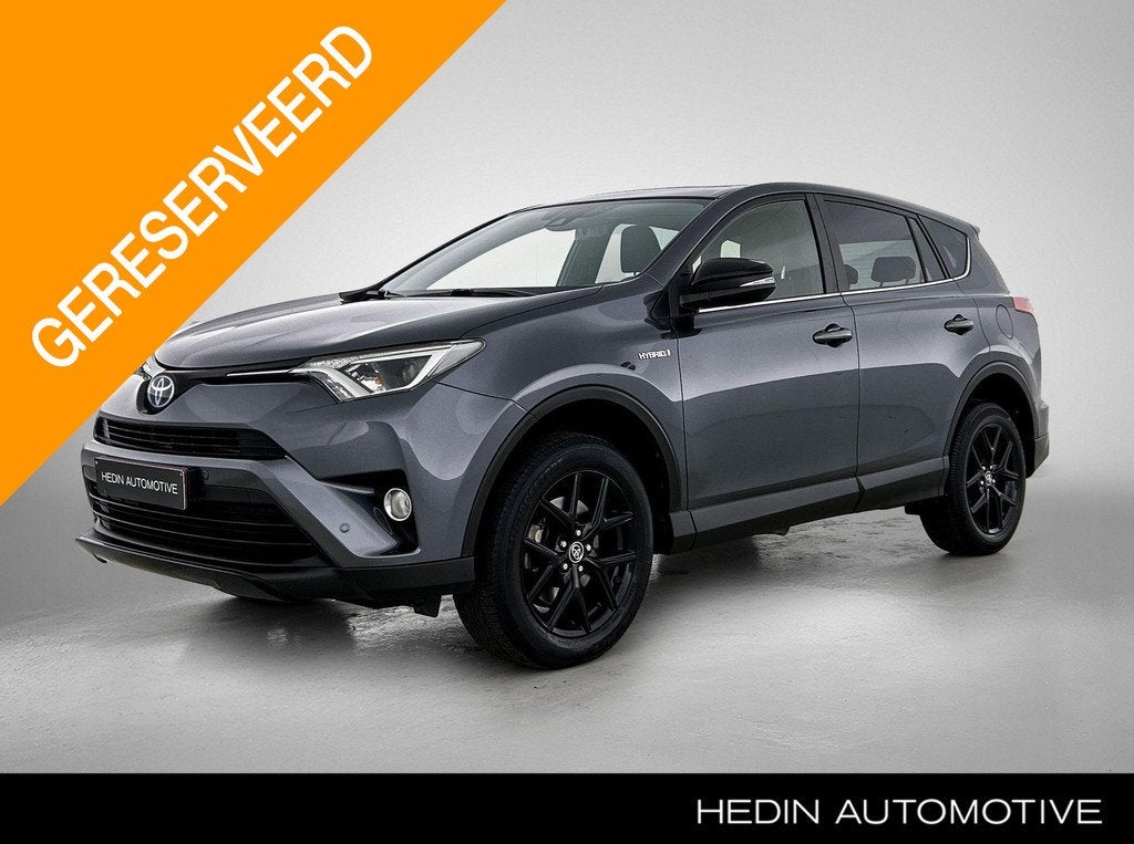 Toyota RAV4 2.5 VVT-i Hybrid Black Edition CVT | Panoramisch, Auto's, Toyota, Gebruikt, Euro 6, 2 kWh, Bedrijf