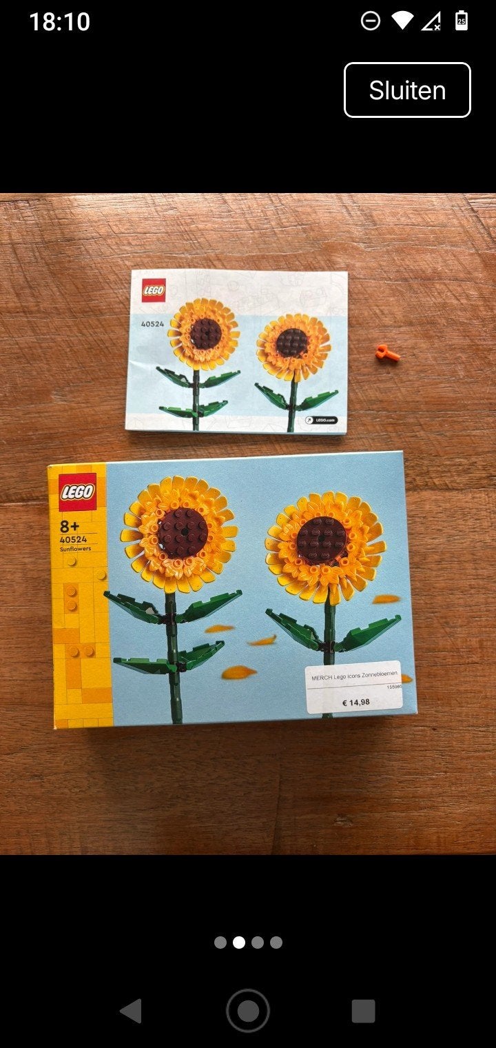 Lego zonnebloemen, Enlèvement ou Envoi, Lego